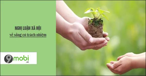 Nghị luận xã hội: Lối sống trách nhiệm - Hành trình hoàn thiện nhân cách