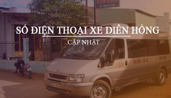 Số điện thoại liên hệ của nhà xe Diên Hồng