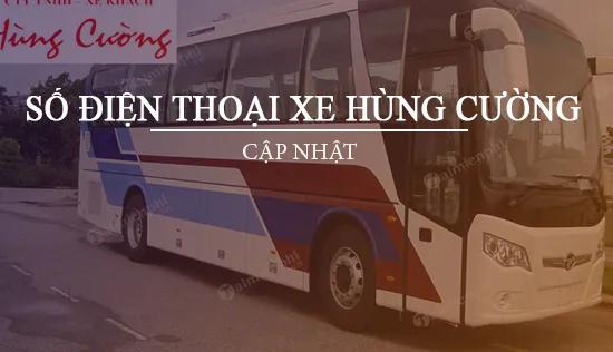 Liên hệ ngay số điện thoại xe Hùng Cường để đặt vé nhanh chóng và thuận tiện.