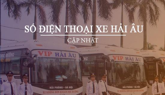 Liên hệ xe khách Hải Âu - Hành trình Thái Bình - Hà Nội - Hải Phòng