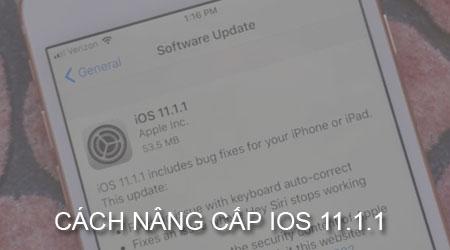Hướng dẫn chi tiết cách cập nhật iOS 11.1.1 không dây (OTA) và qua iTunes trên iPhone, iPad