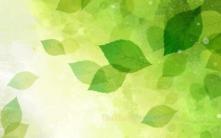 Nền lá cây đẹp tuyệt vời, mang đến cảm giác hòa mình vào thiên nhiên.