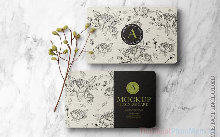 Mẫu card visit PSD ấn tượng và tinh tế