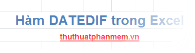 Hàm DATEDIF() trong Excel là công cụ hữu ích giúp tính toán chính xác số năm, tháng hoặc ngày giữa hai khoảng thời gian cụ thể, đem lại sự tiện lợi trong việc quản lý dữ liệu thời gian.