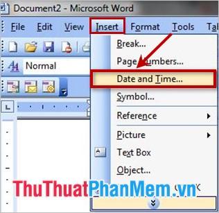 Hướng dẫn chèn ngày và giờ vào tài liệu Word 2003, 2007, 2010, 2013 một cách nhanh chóng và dễ dàng.