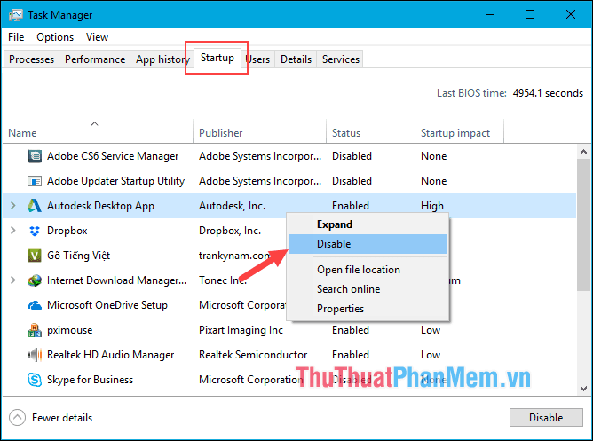 Tối ưu hóa tốc độ máy tính chạy Windows 10 một cách đáng kể