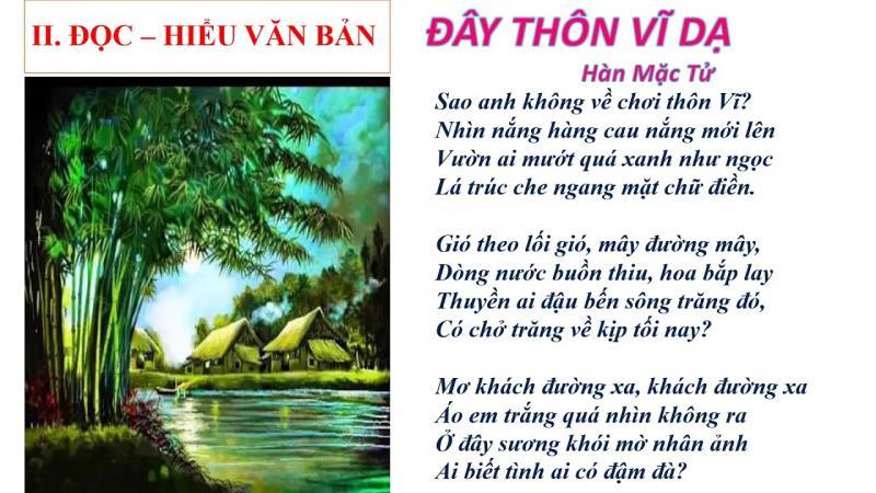 14 Dàn ý phân tích tinh hoa thi phẩm "Đây thôn Vĩ Dạ" - Hàn Mạc Tử