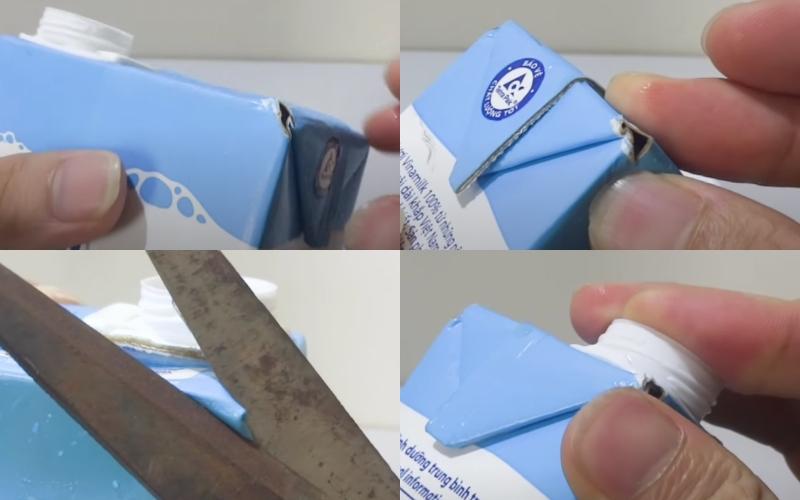 Cách làm giá đỗ từ vỏ hộp sữa đơn giản, mập, trắng, giòn với rễ ngắn.