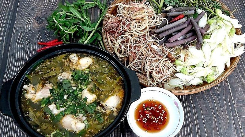Cách chế biến lẩu ếch lá giang với thịt ếch tươi ngon, mềm ngọt và không hề có mùi tanh