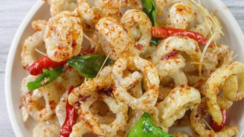Hướng dẫn làm da heo chiên giòn xóc mắm Thái, không cần phơi nắng, vừa nhanh gọn và dễ thực hiện