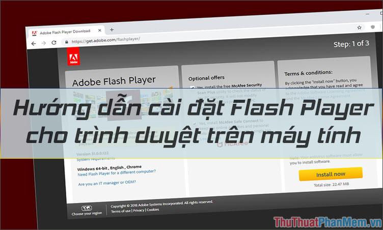 Hướng dẫn chi tiết cách cài đặt Flash Player trên trình duyệt máy tính