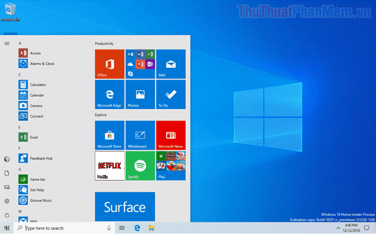 Hướng dẫn khắc phục lỗi Start Menu không hoạt động trên Windows 10