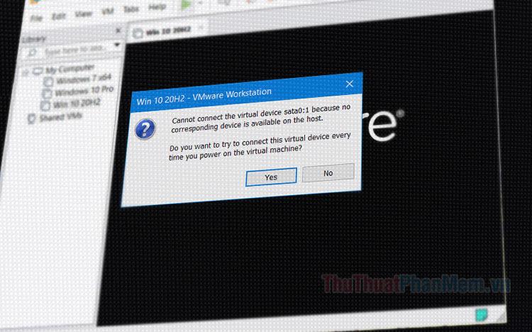 Hướng dẫn chi tiết cách khắc phục lỗi VMware không thể kết nối thiết bị ảo sata01