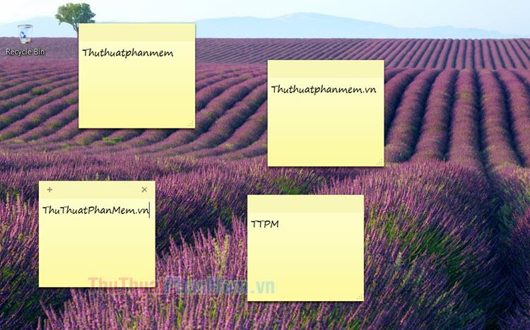 Hướng dẫn tạo Sticky Note (ghi chú) trên màn hình Desktop Windows 7