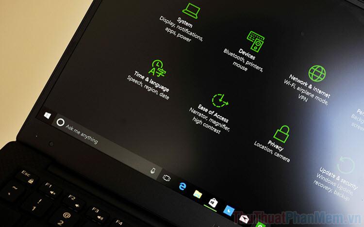 Hướng dẫn khóa truy cập vào Setting và Control Panel trên Windows 10