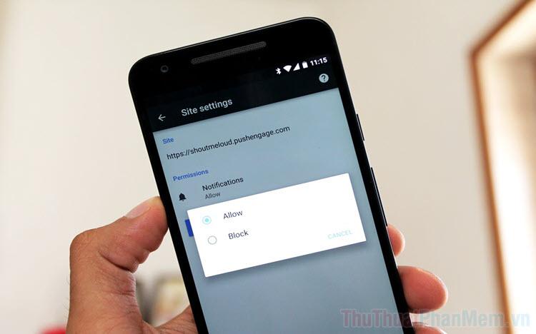 Cách tắt thông báo và quảng cáo trên Chrome dành cho điện thoại Android