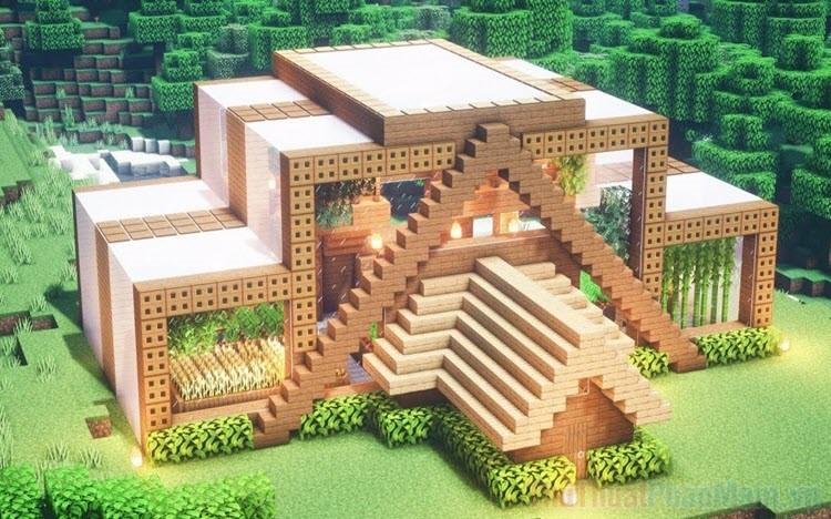Khám phá những mẫu nhà và biệt thự ấn tượng trong thế giới Minecraft