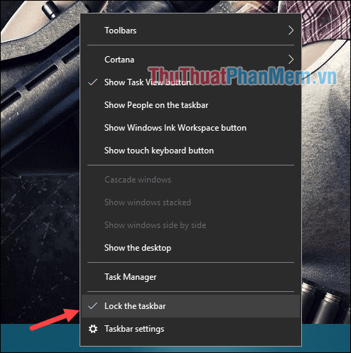 Hướng dẫn di chuyển thanh Taskbar đến các vị trí khác nhau trên màn hình Desktop