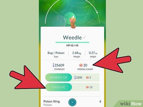 Hướng dẫn tiến hóa Pokémon trong Pokémon GO