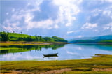 Ngẩn ngơ trước vẻ đẹp tựa tranh vẽ của hồ Phú Ninh xứ Quảng năm 2023