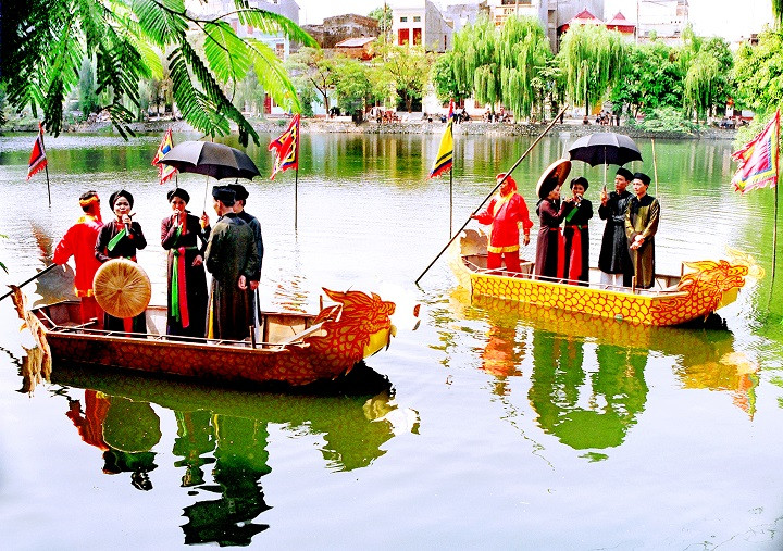 Hội Lim Đậm đà không gian văn hóa quan họ vùng Kinh Bắc