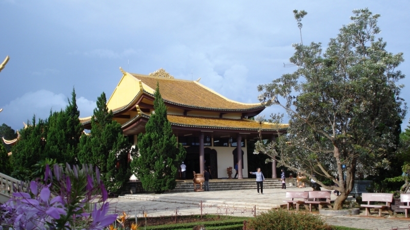Không gian thanh tịnh ở Thiền Viện Trúc Lâm Đà Lạt