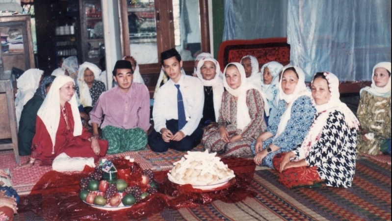 Xóm người làng Chăm Châu Giang