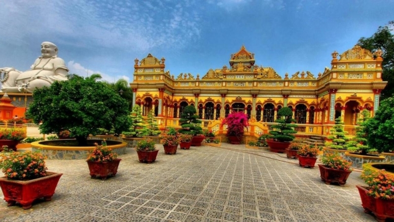 Về thăm ngôi chùa nổi tiếng miền Tây Nam Bộ - Vĩnh Tràng
