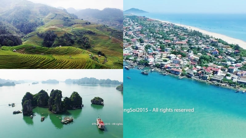 Những thước hình tuyệt đẹp của Việt Nam khi nhìn từ trên cao